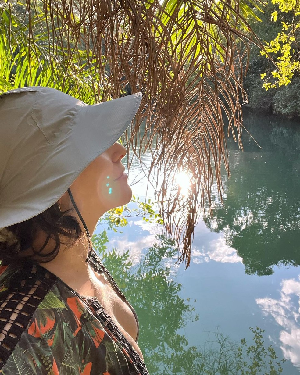 Atriz elogia as belezas de MS — Foto: Redes sociais