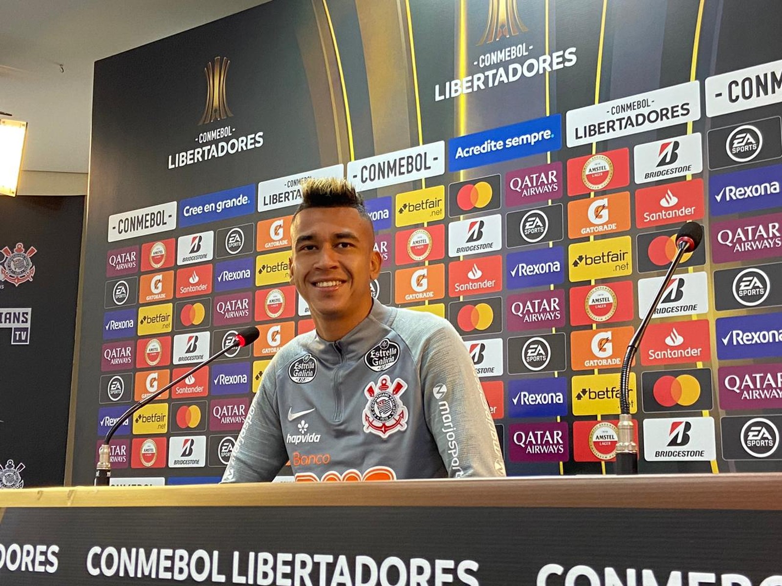 Cantillo pede calma e inteligência ao Corinthians na Libertadores, mas diz: 