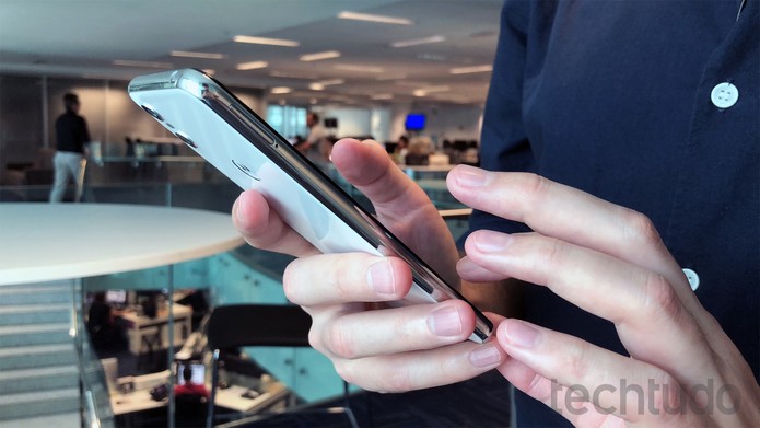 Motorola One (marca) (Foto: Bruno De Blasi/TechTudo) Motorola One (marca) (Foto: Bruno De Blasi/TechTudo)