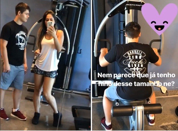 Mayra Cardi Malha Com O Filho De 17 Anos Nem Parece Que Tenho