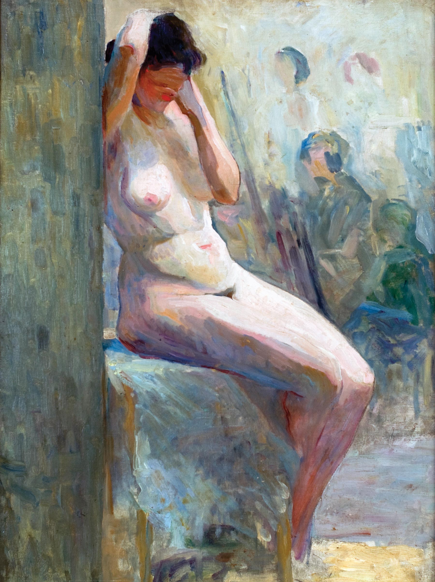 Um dos estudos dos famosos nus de Tarsila, pintado em 1921 (Foto: Reprodução/Vogue Brasil)