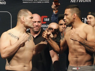 Encarada Fabrício Werdum x Cain Velasquez, UFC 188 (Foto: Evelyn Rodrigues)