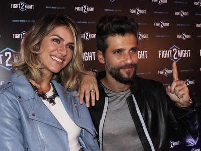 Fight2Night, Giovana Ewbank e Bruno Gagliasso (Foto: Adriano Albuquerque)