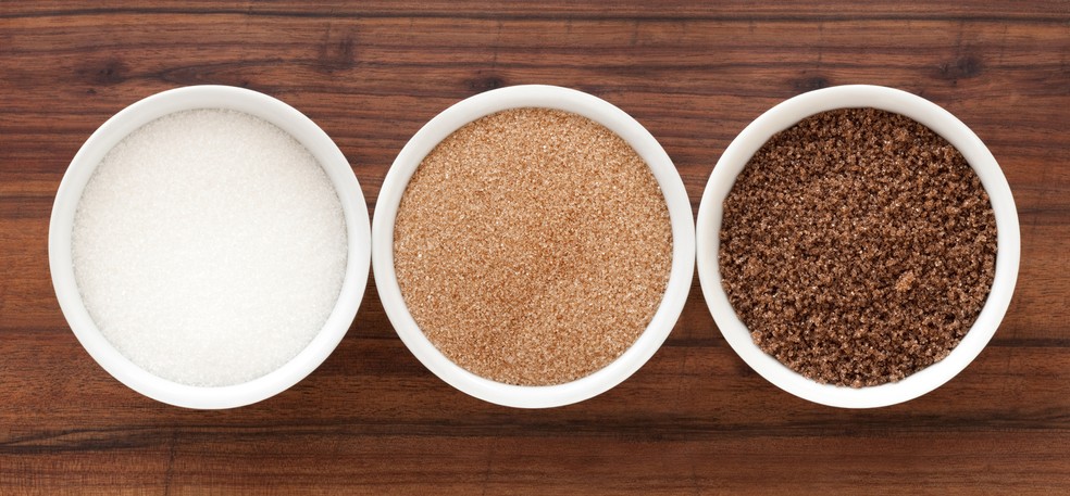Açúcar refinado, demerara e mascavo: o segredo é a moderação — Foto: Istock Getty Images