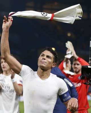 Thiago Silva Chelsea x PSG (Foto: AP)