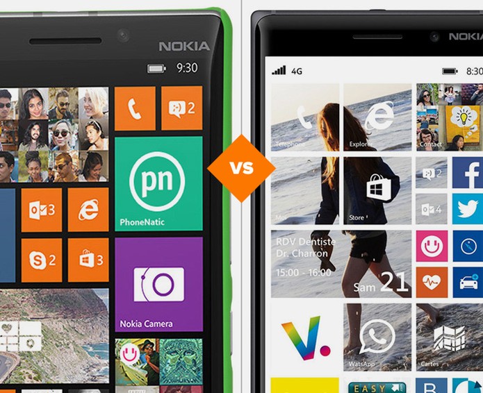 Lumia 830 ou Lumia 930? Confira qual smartphone é a melhor opção da Microsoft (Foto: Arte/TechTudo)