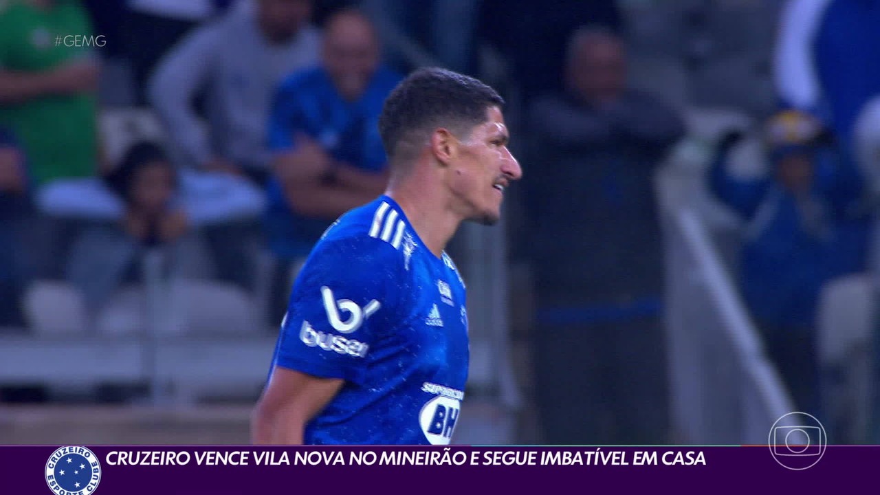 Cruzeiro vence Vila Nova no Mineirão e segue imbatível em casa