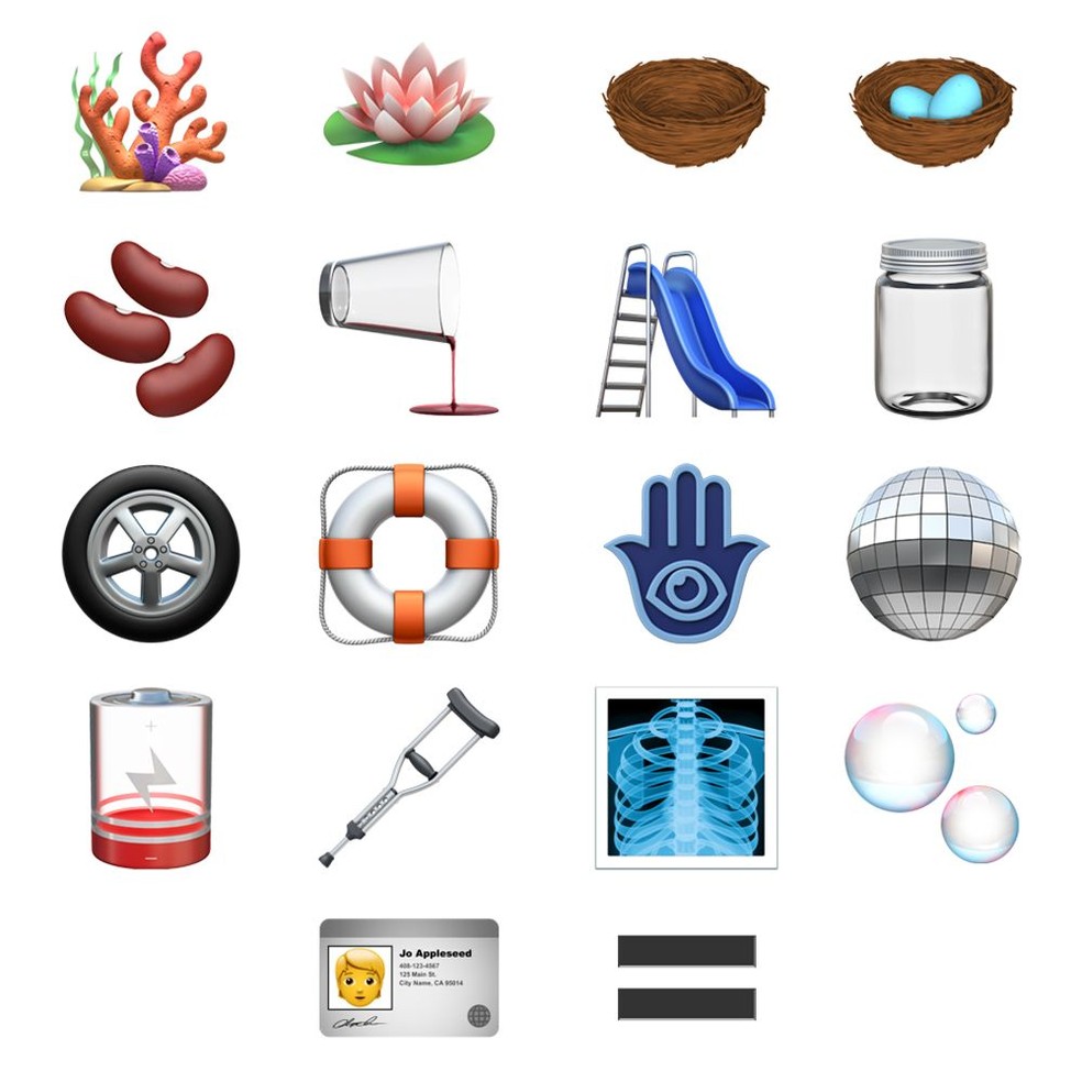 Atualização para iOS 15.4 traz novos emojis de natureza, comida e objetos — Foto: Reprodução/Emojipedia
