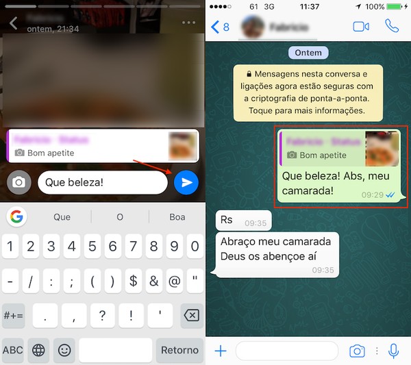 Como Responder Ao Status De Um Amigo No Whatsapp Redes Sociais Techtudo