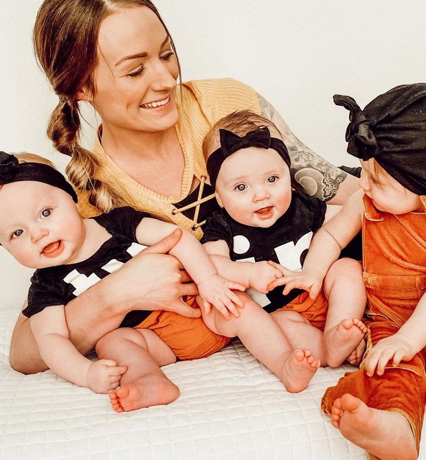 Shaylee deu à luz gêmeas 11 meses após ter sua primogênita (Foto: Reprodução/Instagram)