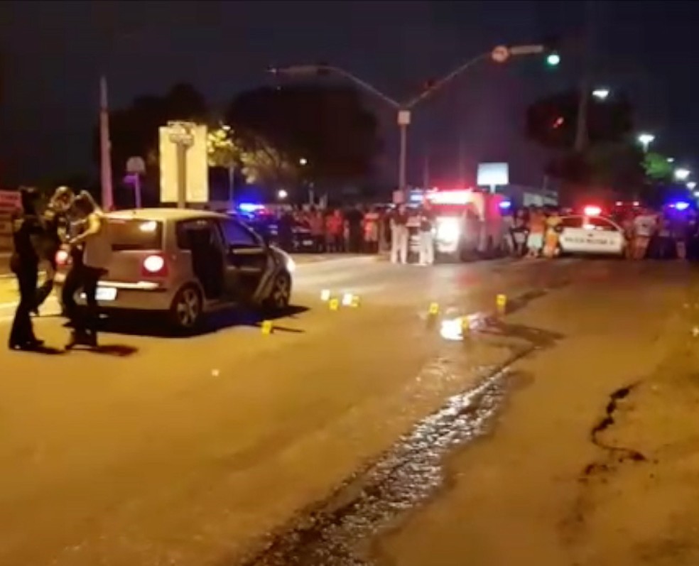 Crime aconteceu no fim desta sexta-feira em Mossor&Atilde;&sup3; &acirc;Â€Â” Foto: Reprodu&Atilde;&sect;&Atilde;&pound;o/Inter TV Cabugi