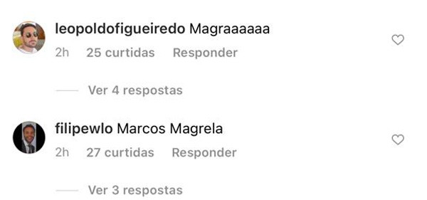 Internautas se impressionam com forma física mais magra de Marcus Majella  (Foto: Reprodução/Instagram)