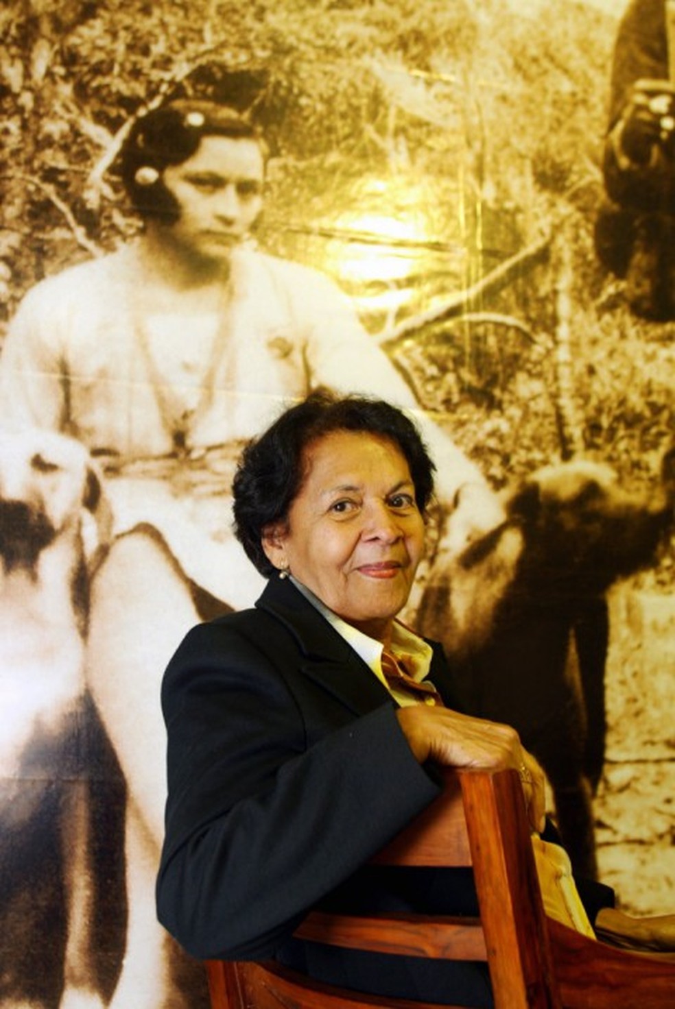 Expedita Ferreira Nunes, filha de Virgulino Ferreira, o Lampião, e Maria Bonita — Foto: Camilla Maia