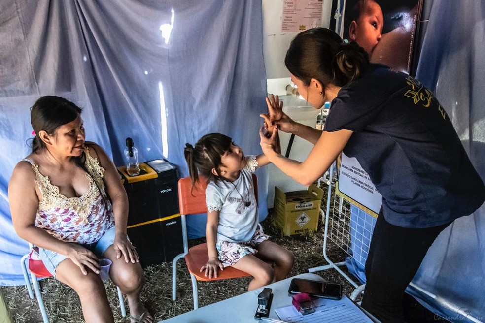 "Doutores da Amazônia" leva atendimento médico para povos indígenas de Rondônia  — Foto: Doutores da Amazônia