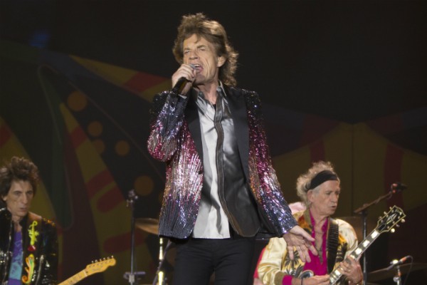 O músico Mick Jagger duante um show dos Rolling Stones (Foto: Getty Images)