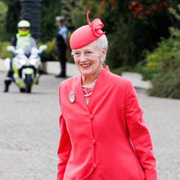 Rainha Margretthe II, da Dinamarca, participa das comemorações por seus 50 anos de reinado (Foto: Patrick van Katwijk/Getty Images)