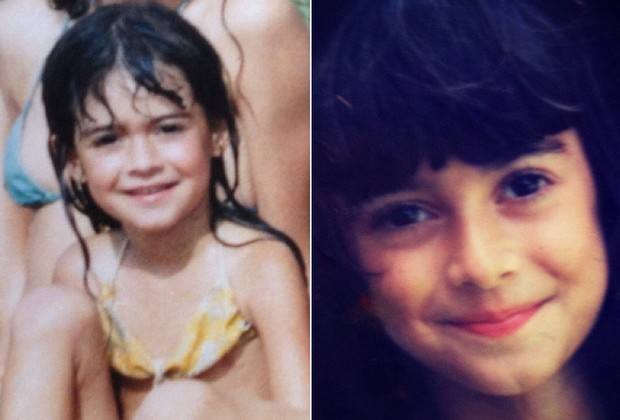 Thaila Ayala mostrou que sua beleza vem desde pequena e que seu rosto mudou pouco  (Foto: Reprodução/Instagram)