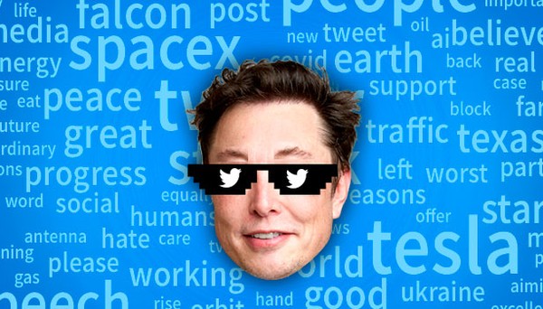 As palavras mais faladas por Elon Musk no Twitter