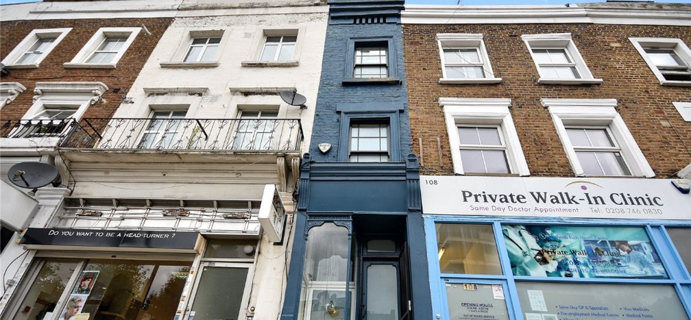 Reprodução de página da agência imobiliária que anuncia a casa mais fina de Londres — Foto: Reprodução