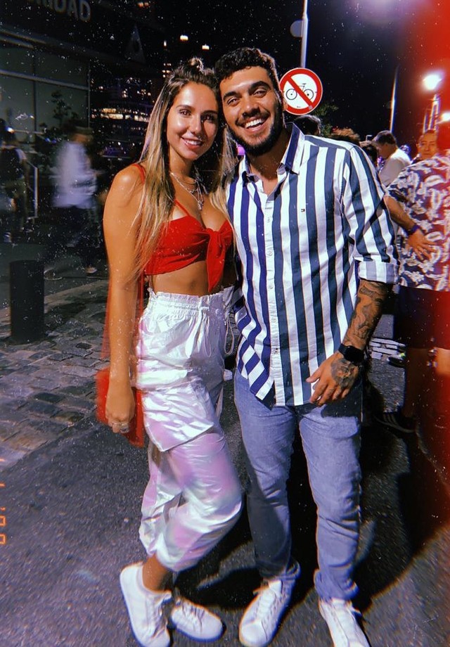 Pedro e a namorada (Caroline) foto via Instagram (01.06.2019