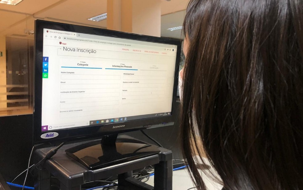 Inscrições para I Feira de Empregos estão abertas em Goiás — Foto: Paula Resende/G1 
