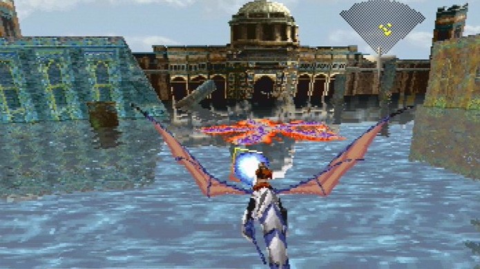 Panzer Dragoon fazia jogadores voarem por grandes ambientes em 3D montados em um dragão (Foto: Reprodução/Hardcore Gaming 101)