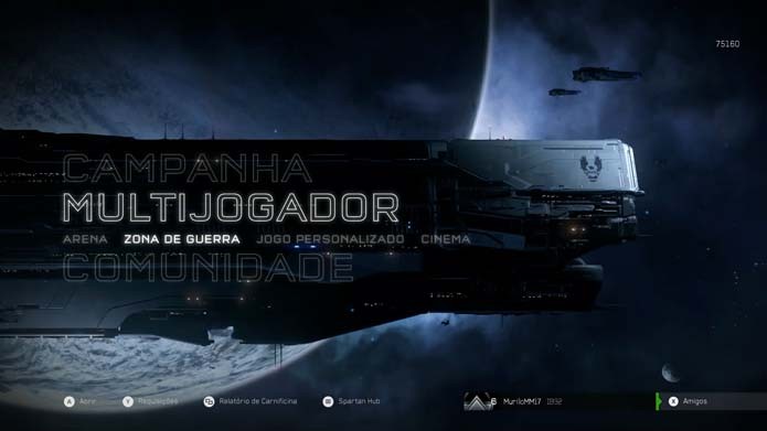 Halo 5: como jogar o novo modo Zona de Guerra (Foto: Reprodução/Murilo Molina)