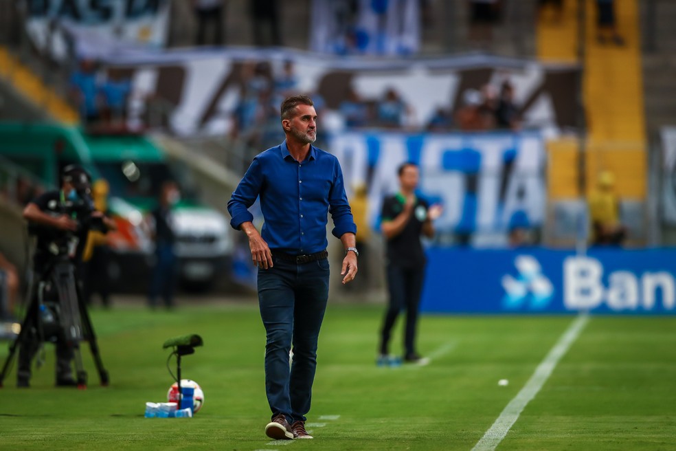Vagner Mancini, técnico do Grêmio — Foto: Lucas Uebel/Grêmio