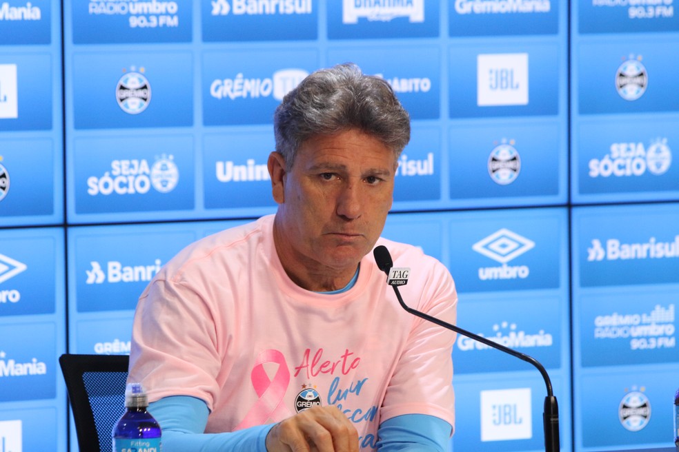 Renato Gaúcho, técnico do Grêmio — Foto: Eduardo Moura