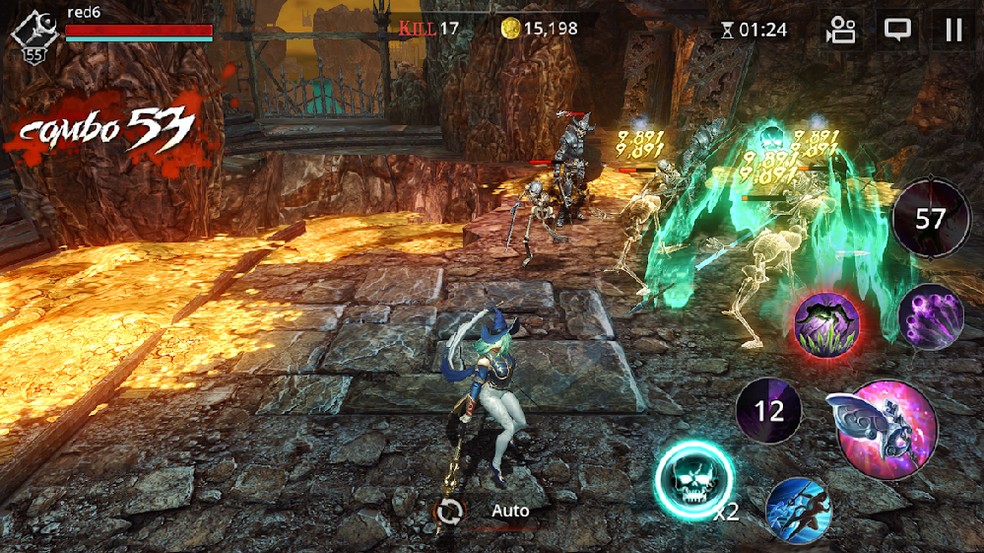 Darkness Rises apresenta combates intensos com visuais incríveis — Foto: Divulgação/Nexon