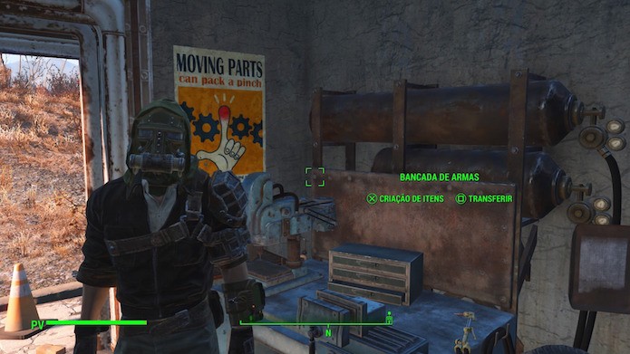 Como modificar armas e armaduras em Fallout 4 (Foto: Reprodução/Victor Teixeira)