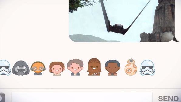 Personagens de 'Star Wars: O Despertar da Força' aparecem 'emojizados' em animação (Foto: Reprodução)