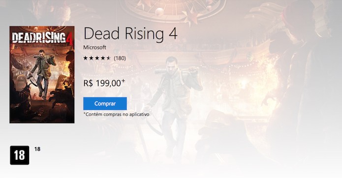 Dead Rising 4 está disponível em duas versões: Padrão e Deluxe (Foto: Reprodução/Victor Teixeira)
