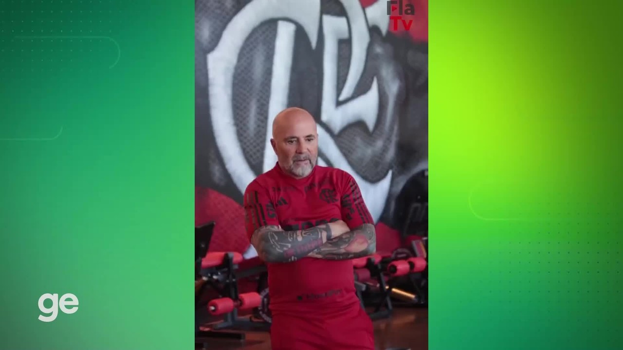 Sampaoli comanda primeiro treino no Flamengo