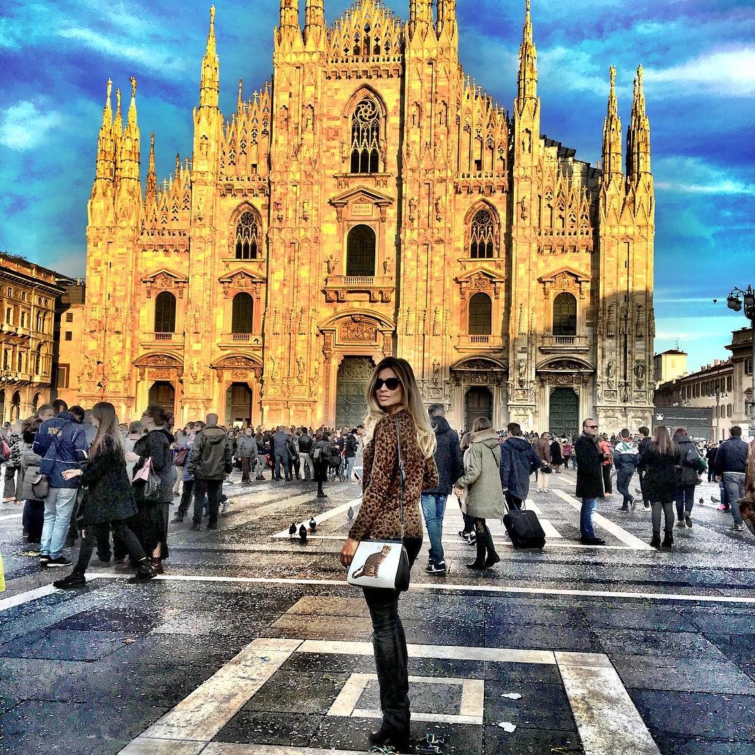 Grazi turistando em Milão (Foto: Reprodução/Instagram)