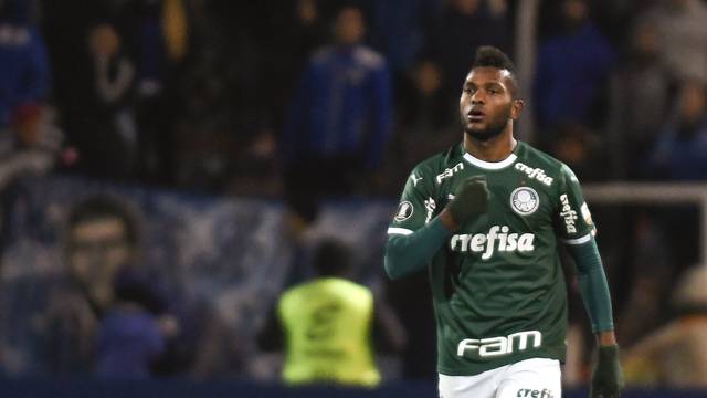 Borja voltou a jogar depois de quase dois meses no Palmeiras