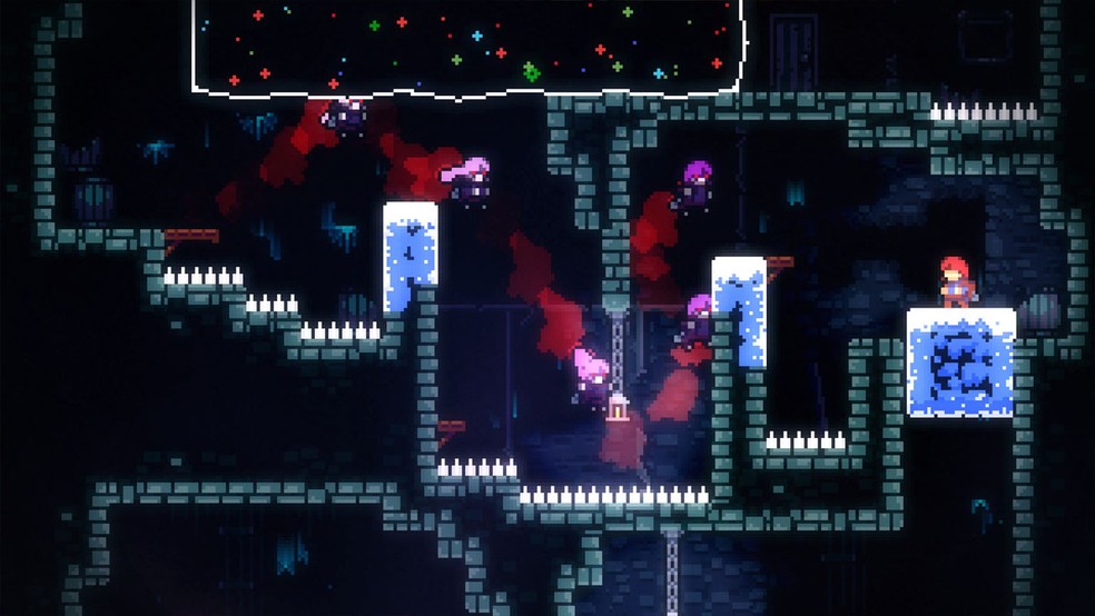 Celeste ficou conhecido tanto por seus elementos de plataformas que exigem extrema precisão quanto sua história focada na protagonista Madeline — Foto: Reprodução/Steam