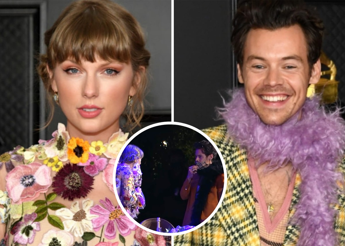Taylor Swift e Harry Styles (Foto: Getty Images/YouTube Grammy)