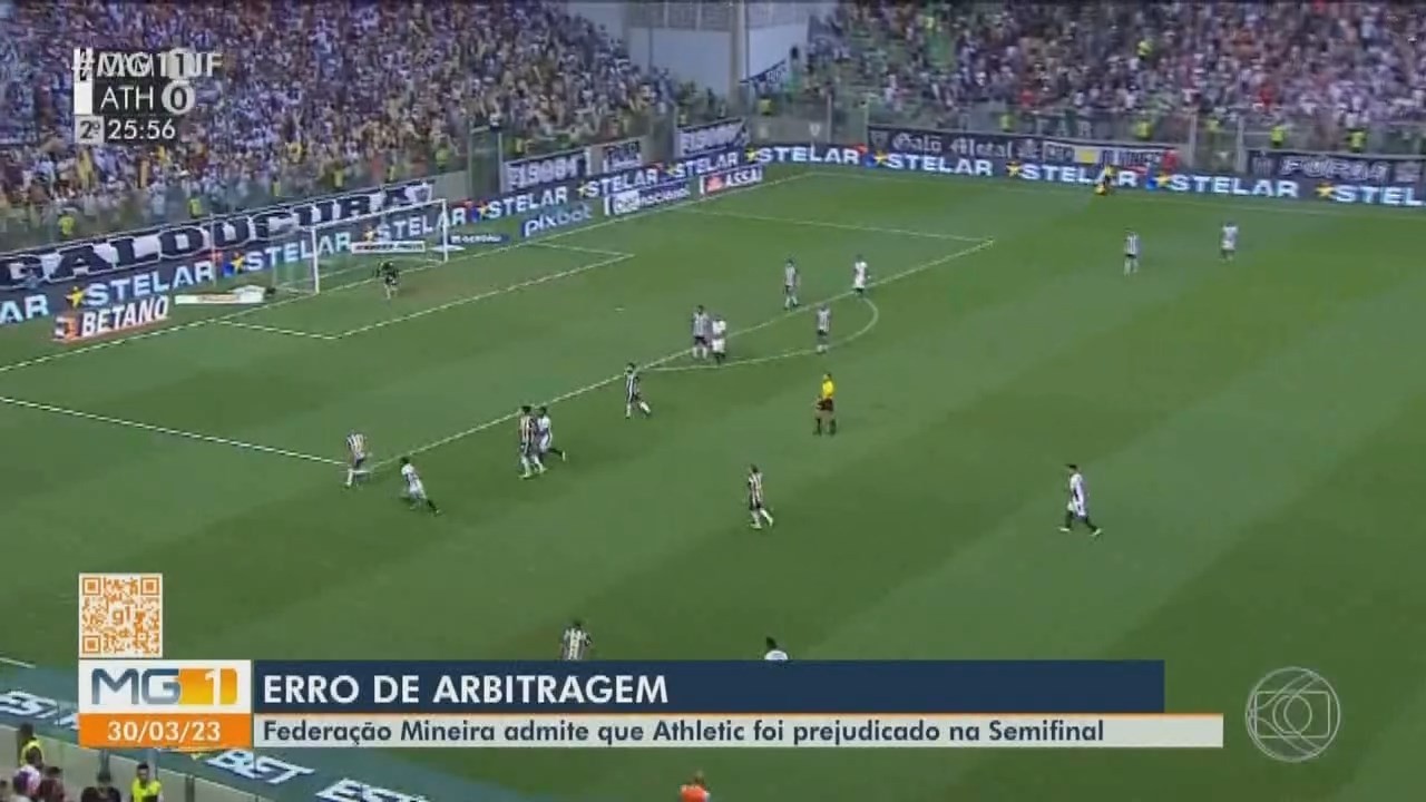 FMF admite erro de arbitragem em jogo entre Atlético-MG e Athletic