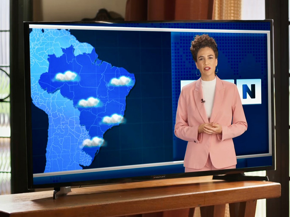 Rose se encontra como jornalista em 'Quanto Mais Vida, Melhor!' — Foto: Globo