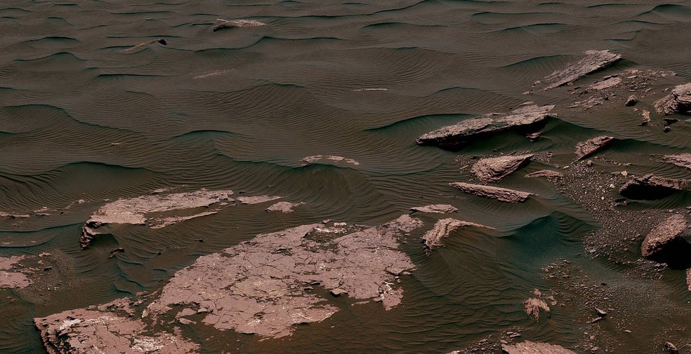Para capturar fotos de Marte, Curiosity usa três câmeras, incluindo uma para close up de minerais (Foto: Divulgação/Nasa)