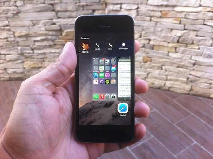 iOS 8: adicione um número de emergência aos contatos favoritos (Foto: Marvin Costa/TechTudo)