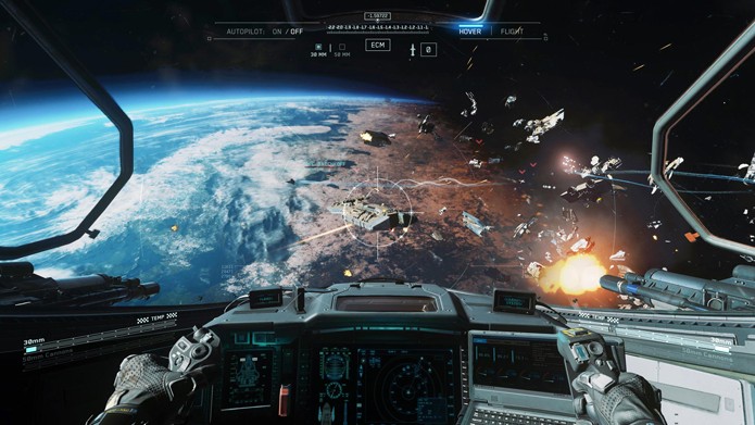 Call of Duty Infinite Warfare leva o jogador para combates espaciais (Foto: Divulgação/Activision)