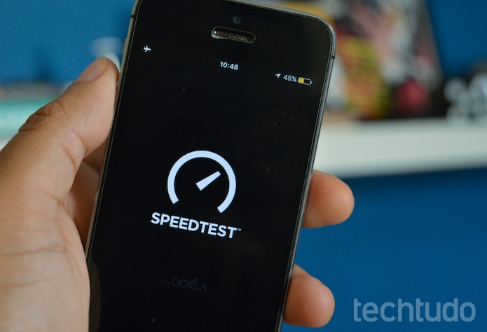 Aprenda a verificar a velocidade da internet do celular com o app Speedtest (Foto: Marvin Costa/TechTudo)
