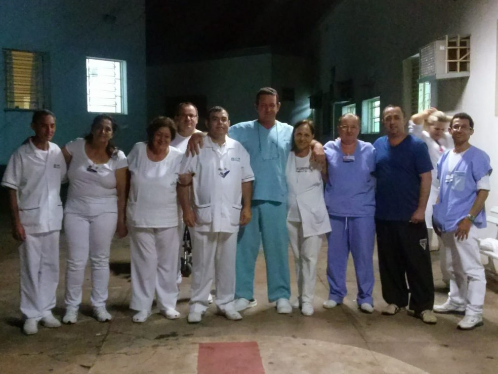 Técnico de enfermagem trabalhou na Santa Casa de Itápolis por 35 anos — Foto: Arquivo pessoal/Angélica Andrighetto