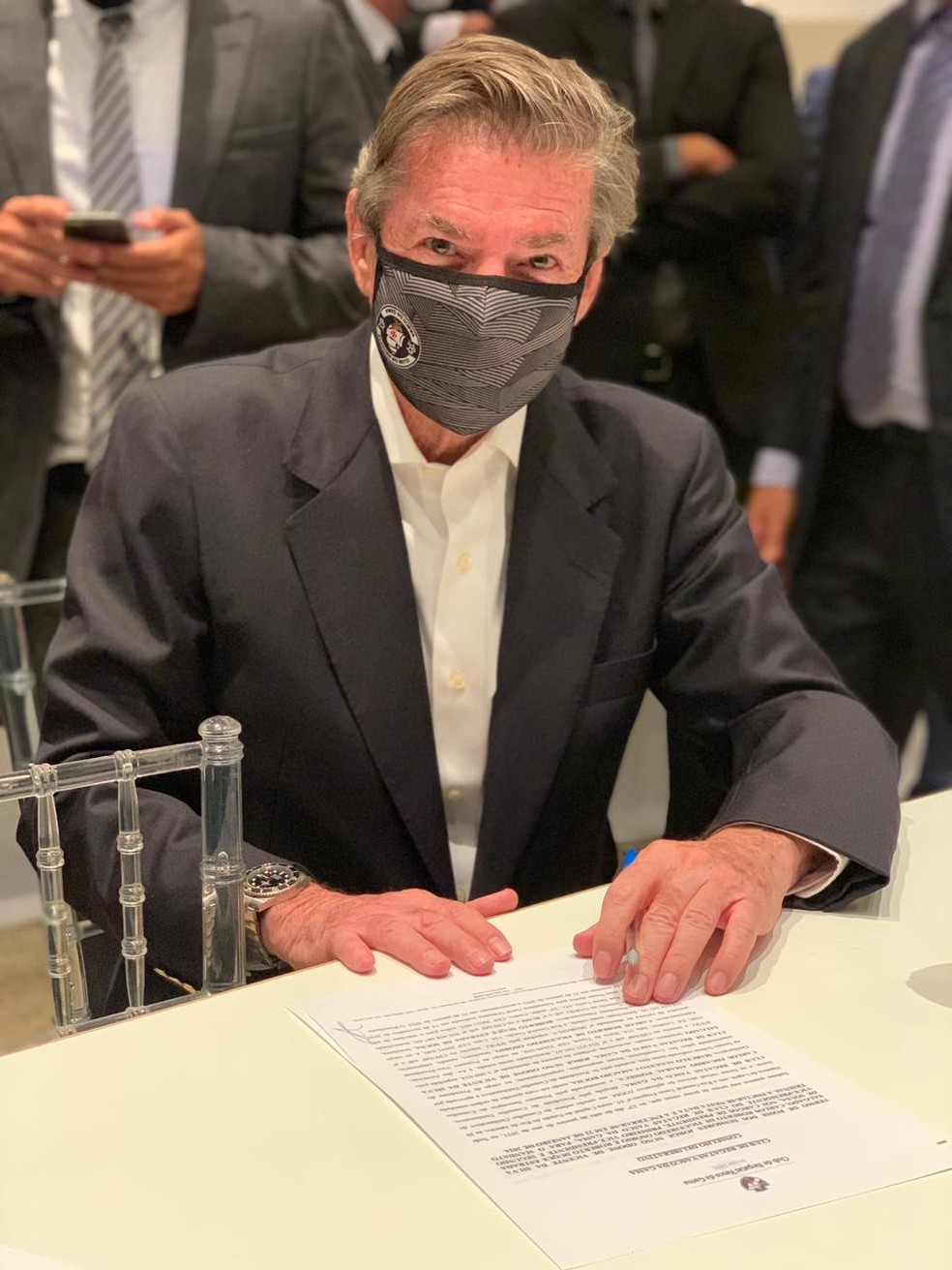 Jorge Salgado � empossado como presidente do Vasco � Foto: Divulga��o