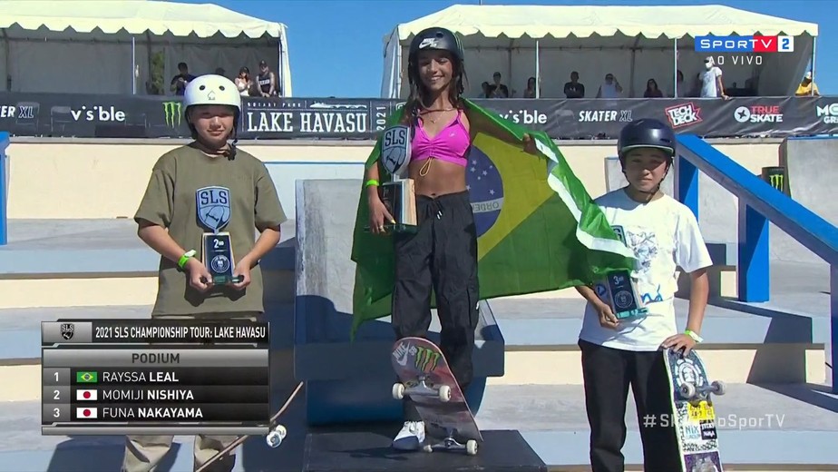 Rayssa Leal é campeã da etapa de Lake Havasu do Mundial de Skate Street 