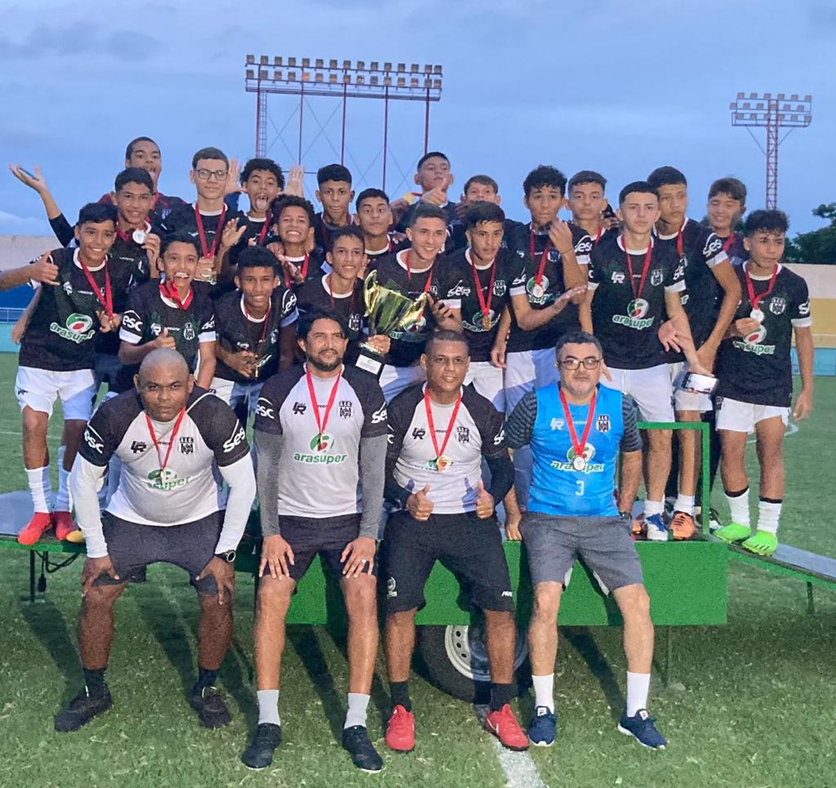 Acreano Sub15 tem campeão invicto e média de mais de 5 gols por jogo
