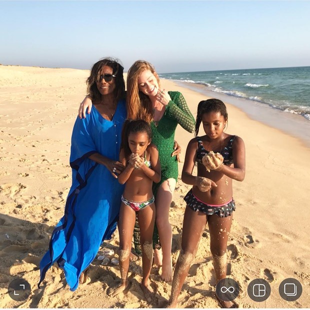 Gloria Maria mostra momentos em Portugal com as filhas e Marina Ruy Barbosa (Foto: Reprodução/Instagram)