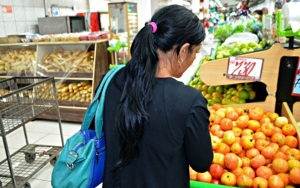 Produtos devem sofrer reajuste em supermercados do Acre (Foto: Adelcimar Carvalho/G1)